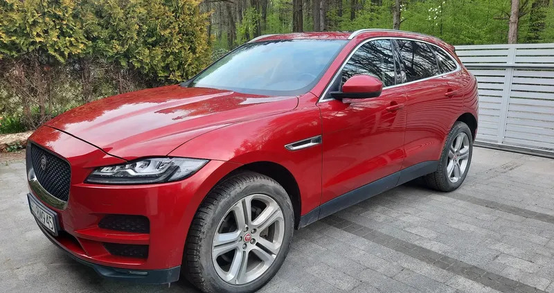 jaguar f-pace Jaguar F-Pace cena 118000 przebieg: 123000, rok produkcji 2018 z Łódź